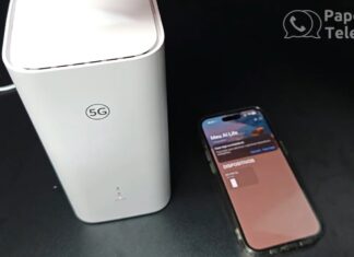 Roteador 5G Huawei H153-381 com Wi-Fi 6 (testando chip Vivo 4G e 5G)