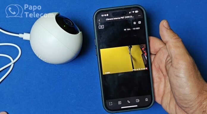 Câmera Wi-Fi 360 Velds interna FullHD VDS-CIPTW-2M