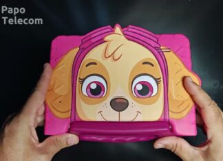 Tablet Patrulha Canina Skye M7 Multilaser 64GB com Wi-Fi Nb422