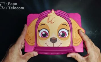 Tablet Patrulha Canina Skye M7 Multilaser 64GB com Wi-Fi Nb422