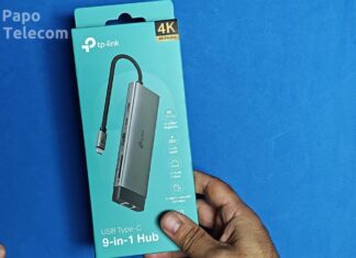 Hub USB-C 9 em 1 Tp-Link com RJ45 Gigabit UH9120C