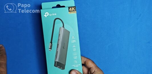 Hub USB-C 9 em 1 Tp-Link com RJ45 Gigabit UH9120C